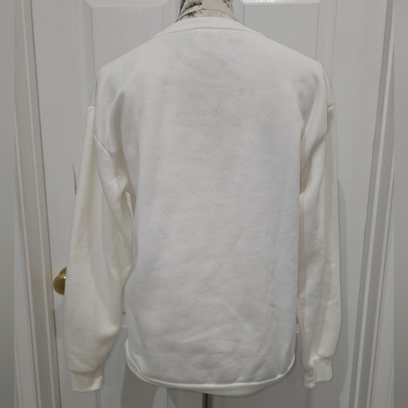 Peanuts, Snoopy, Ivory Sweatshirt, Size M - Picture 6 of 11